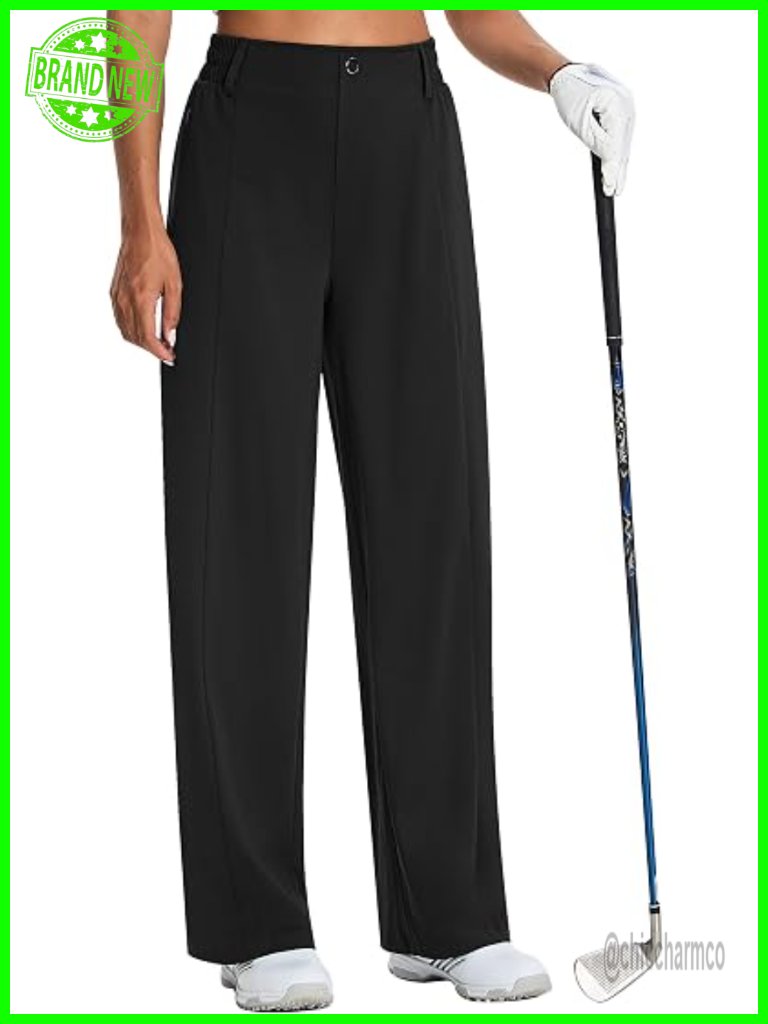Wide Leg Golf Dress Pants Upf 50+ Business Casual Work Slacks Trousers